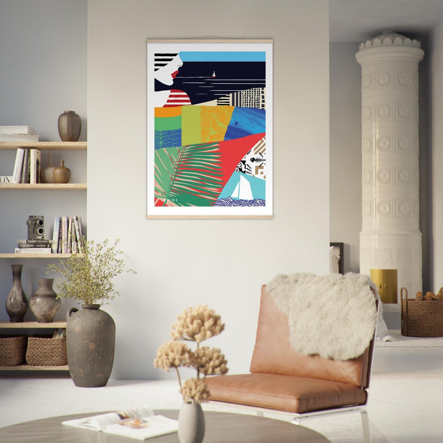 Beach Vibes: Classic Matte Paper Poster with Hanger - Creations Awol