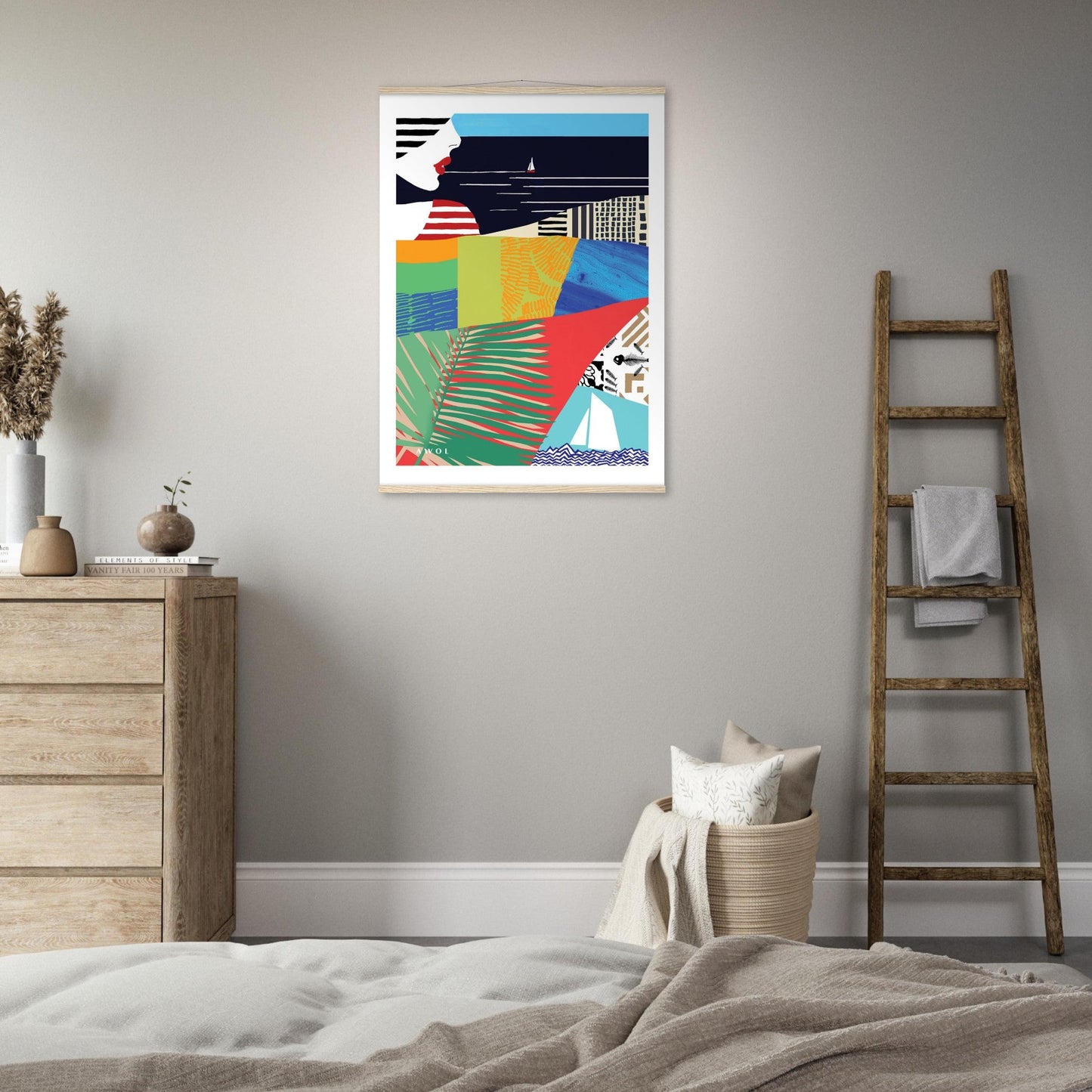 Beach Vibes: Classic Matte Paper Poster with Hanger - Creations Awol
