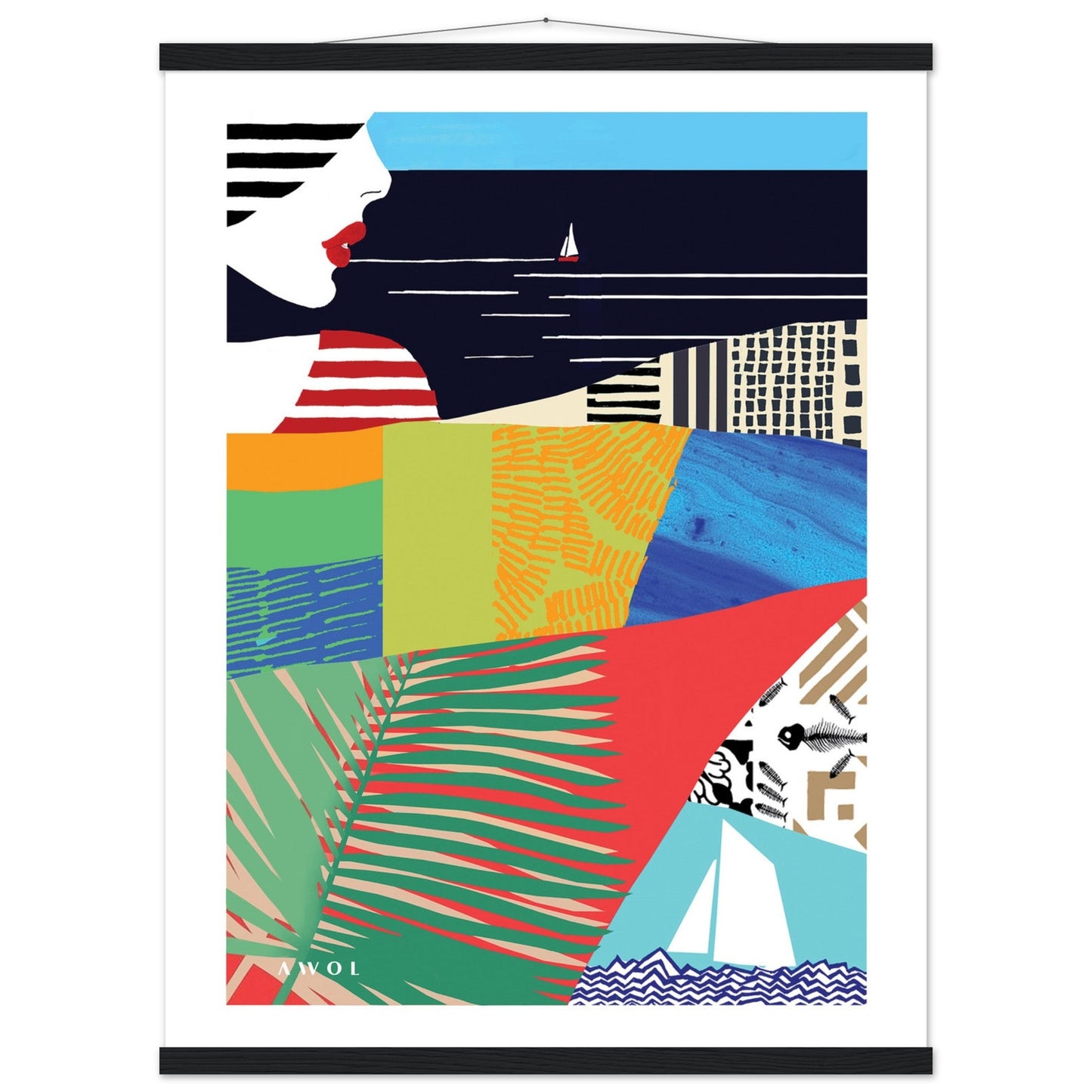 Beach Vibes: Classic Matte Paper Poster with Hanger - Creations Awol