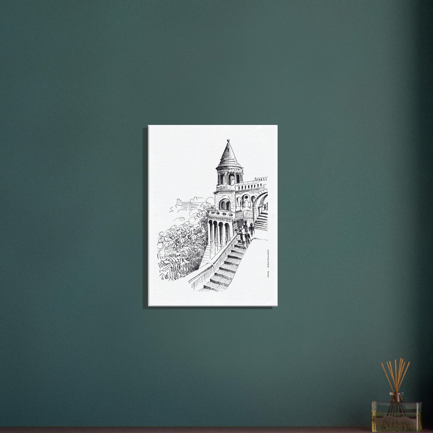 Budapest City Artwork, European Castle, Hungary Art On Canvas Print - Creations Awol