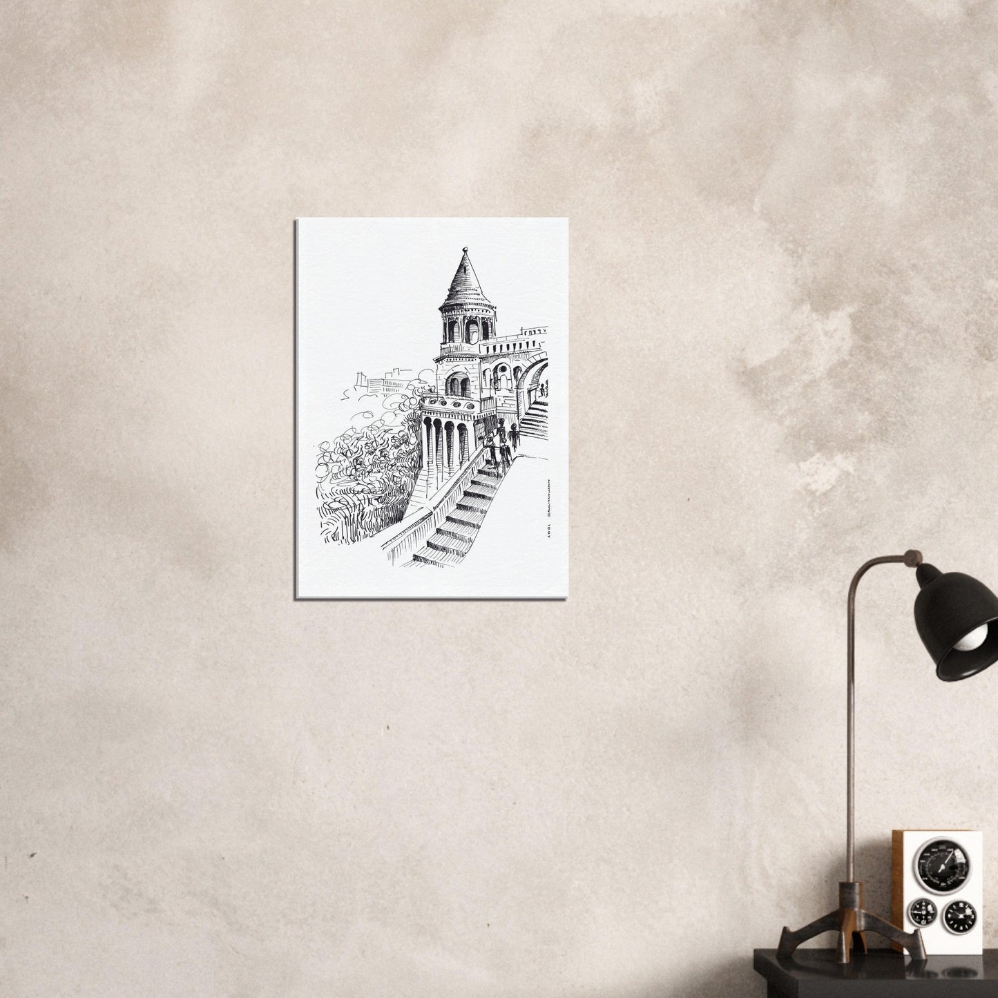 Budapest City Artwork, European Castle, Hungary Art On Canvas Print - Creations Awol