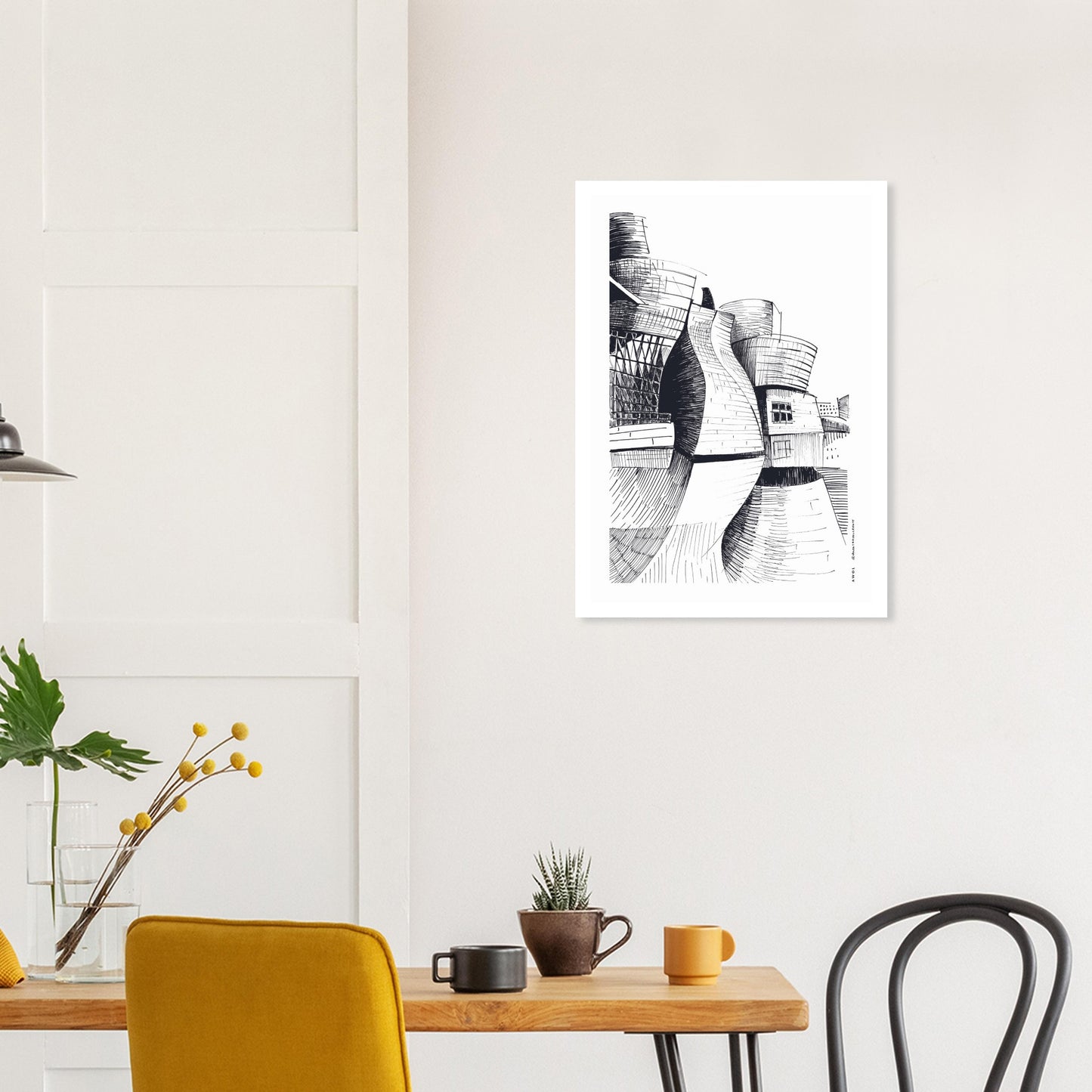 Guggenheim Bilbao, Modern Architecture Masterpiece: Poster Print