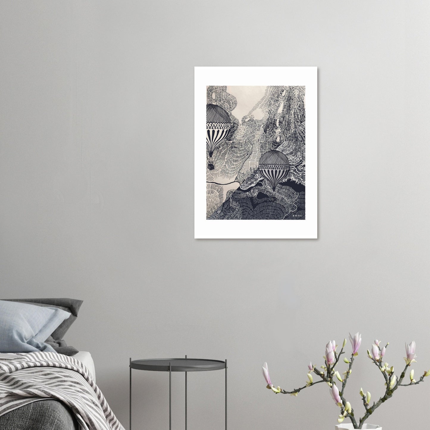 The Dreamer: Hot Air Balloon Adventures In The Sky: Poster Print
