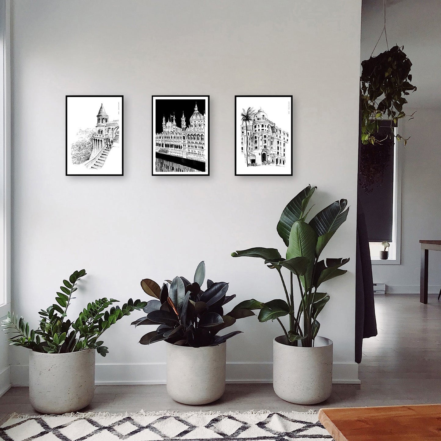 Castle On A Hill Overlooking Budapest: Hungary City Landscape, Premium Matte Paper Poster - Creations Awol
