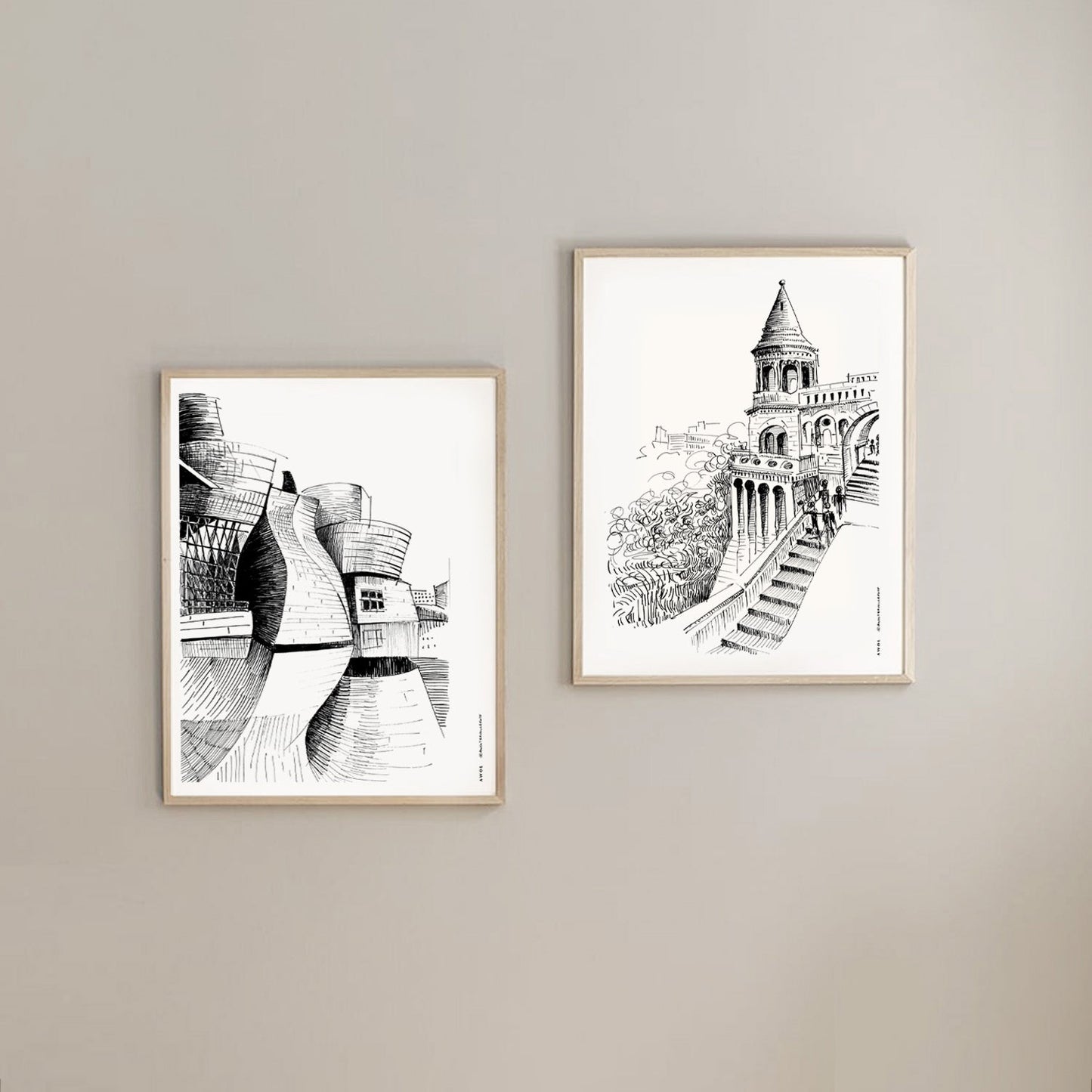 Castle On A Hill Overlooking Budapest: Hungary City Landscape, Premium Matte Paper Poster - Creations Awol