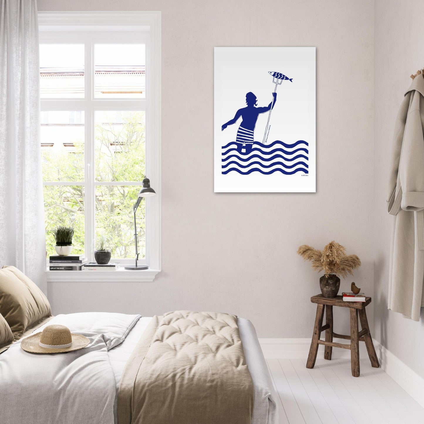 Catch Of The Day Wall Art, Modern Nautical Aluminum Art Print - Creations Awol