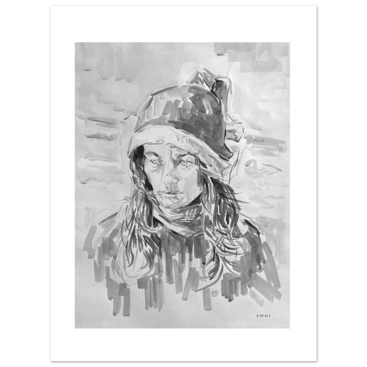 Christmas In Asia Portrait On The Beach: Classic Matte Paper Poster - Creations Awol