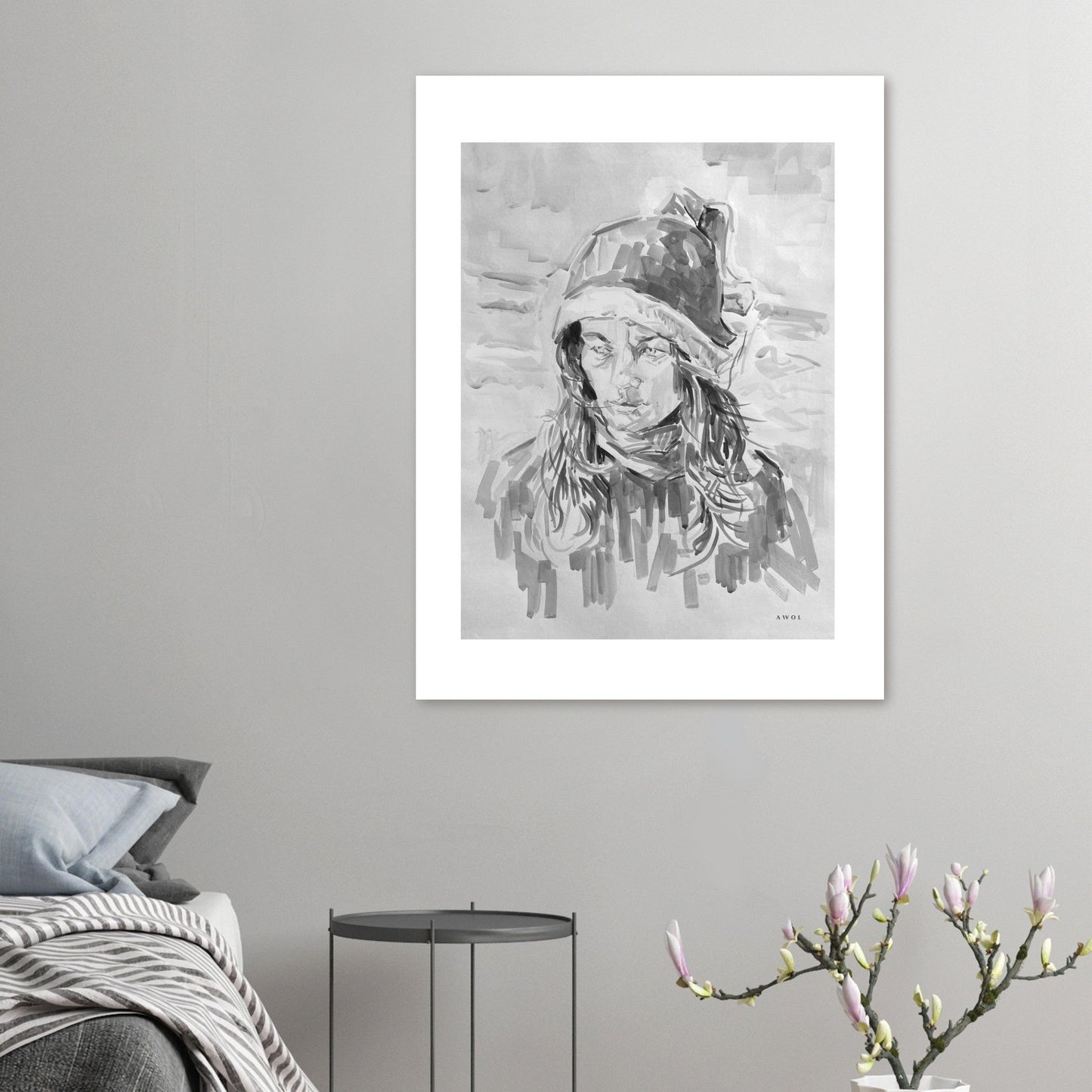 Christmas In Asia Portrait On The Beach: Classic Matte Paper Poster - Creations Awol