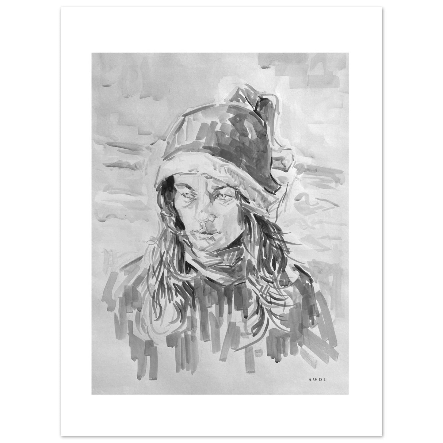 Christmas In Asia Portrait On The Beach: Classic Matte Paper Poster - Creations Awol