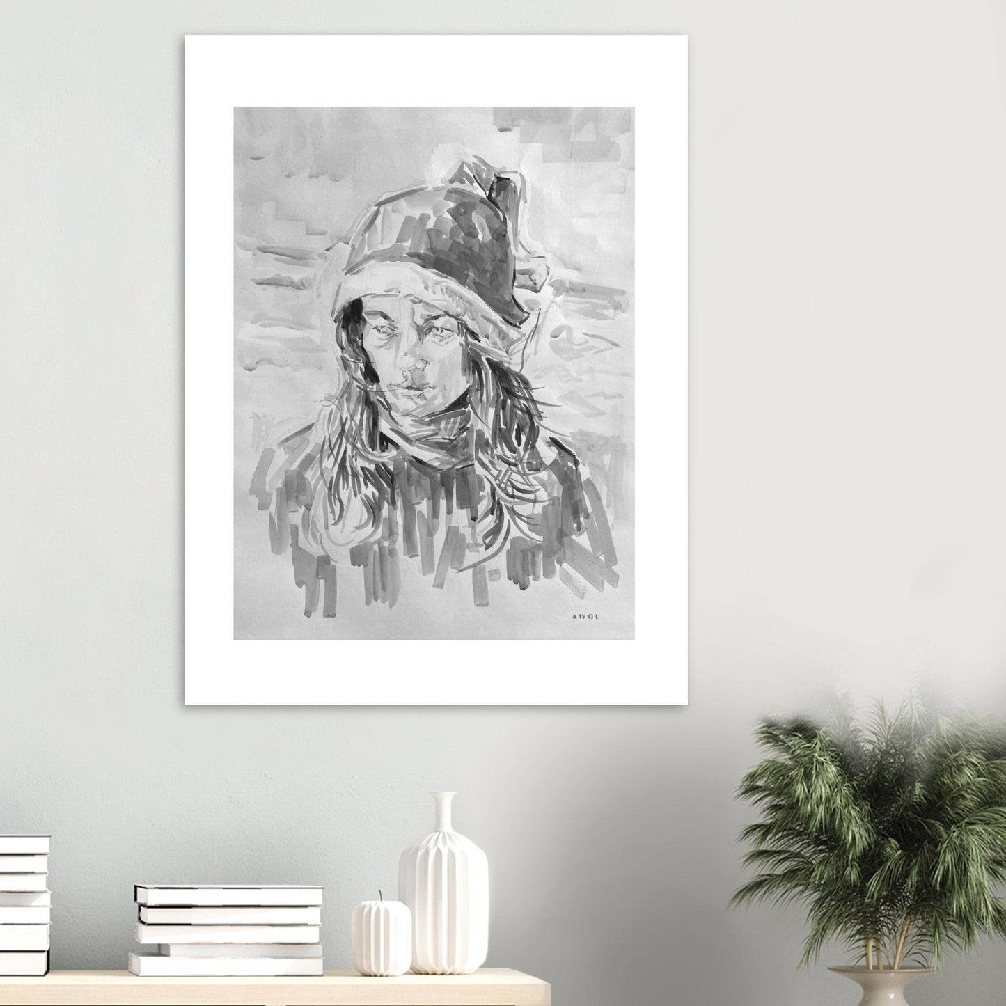 Christmas In Asia Portrait On The Beach: Classic Matte Paper Poster - Creations Awol