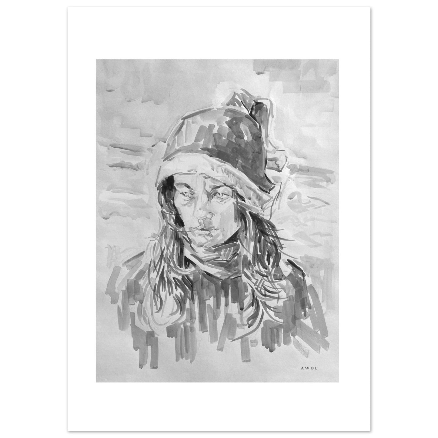Christmas In Asia Portrait On The Beach: Classic Matte Paper Poster - Creations Awol