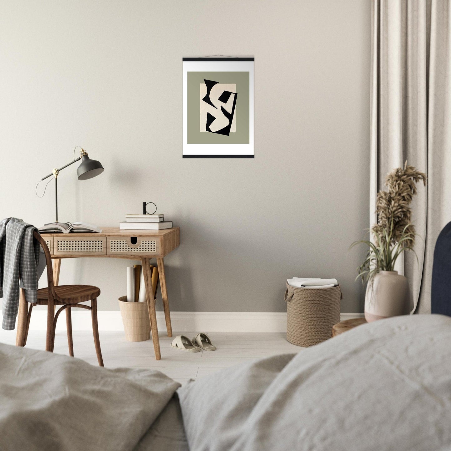 Coastlines & Calanques: Abstract Landscape Art Print, Poster with Hanger - Creations Awol