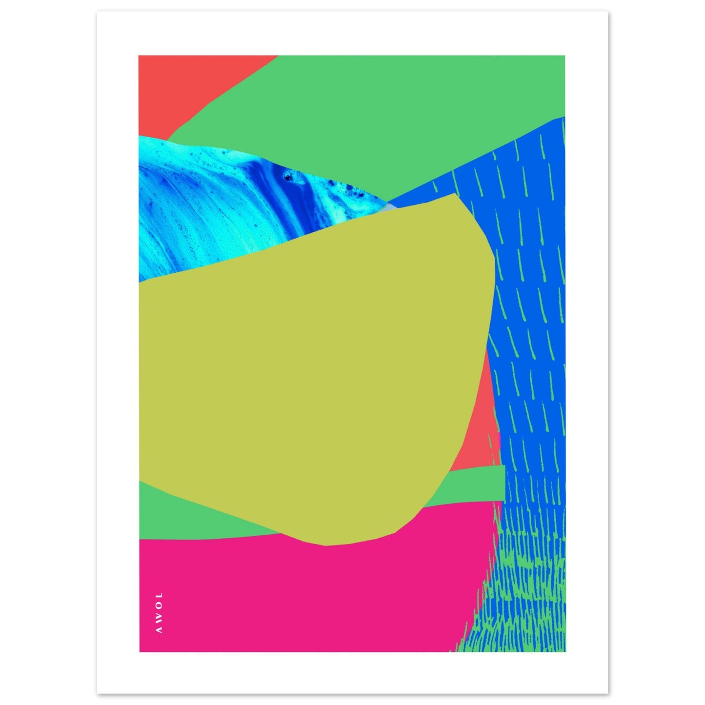Colourful Bali, Thailand And Vietnam Abstract Landscapes: Aluminum Art Print - Creations Awol