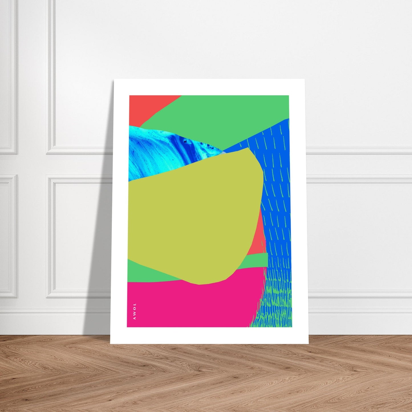 Colourful Bali, Thailand And Vietnam Abstract Landscapes: Aluminum Art Print - Creations Awol