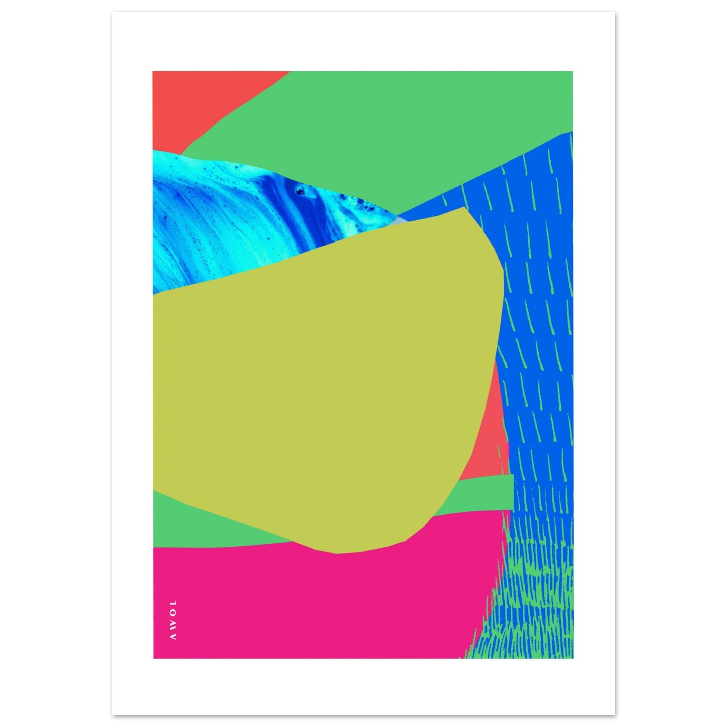 Colourful Bali, Thailand And Vietnam Abstract Landscapes: Aluminum Art Print - Creations Awol