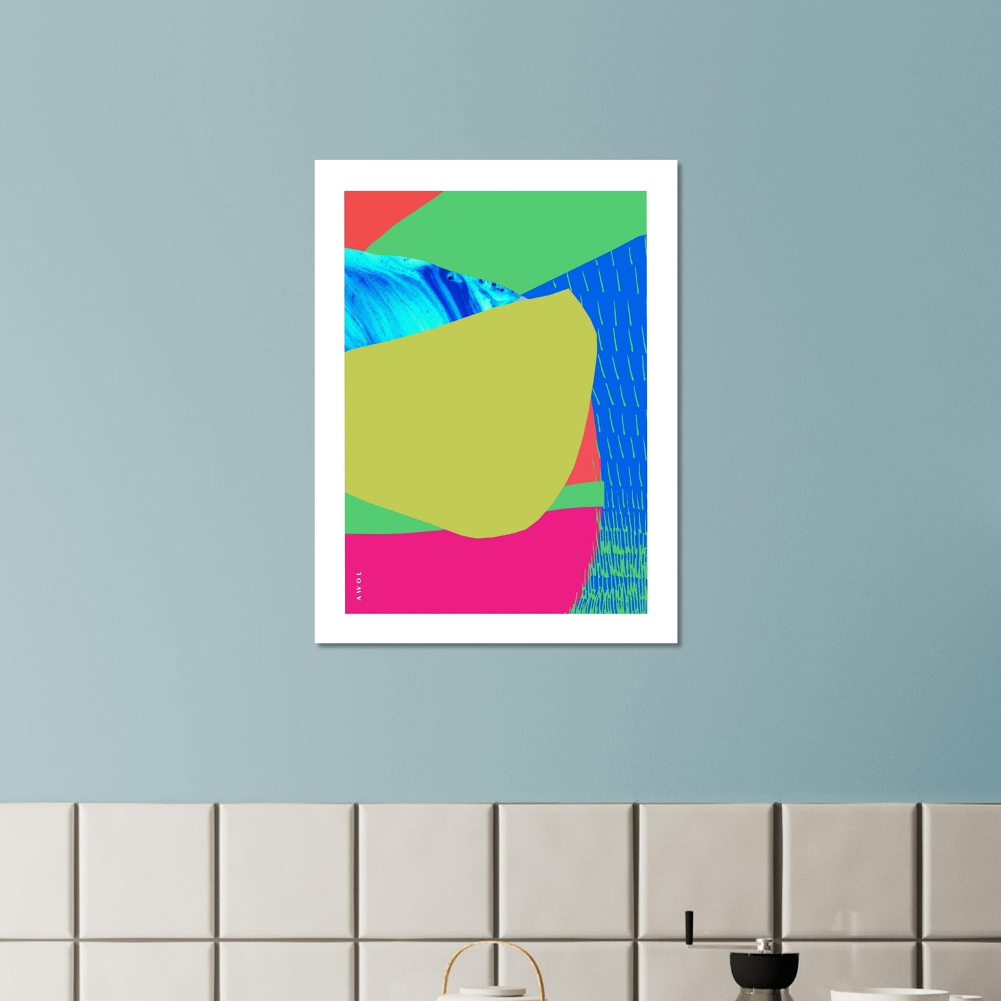 Colourful Bali, Thailand And Vietnam Abstract Landscapes: Aluminum Art Print - Creations Awol