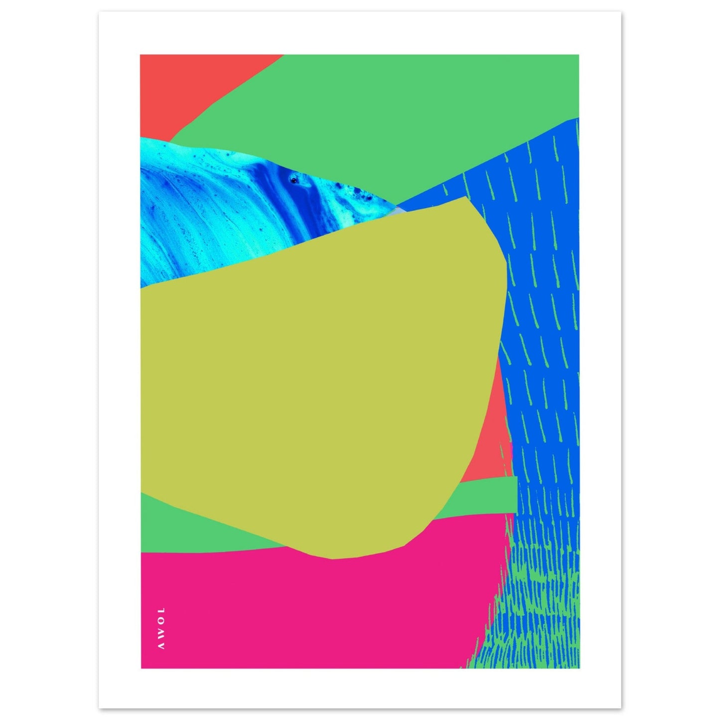 Colourful Bali, Thailand And Vietnam Abstract Landscapes: Aluminum Art Print - Creations Awol