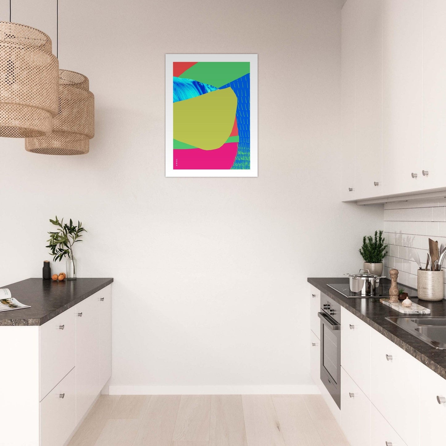Colourful Bali, Thailand And Vietnam Abstract Landscapes: Aluminum Art Print - Creations Awol