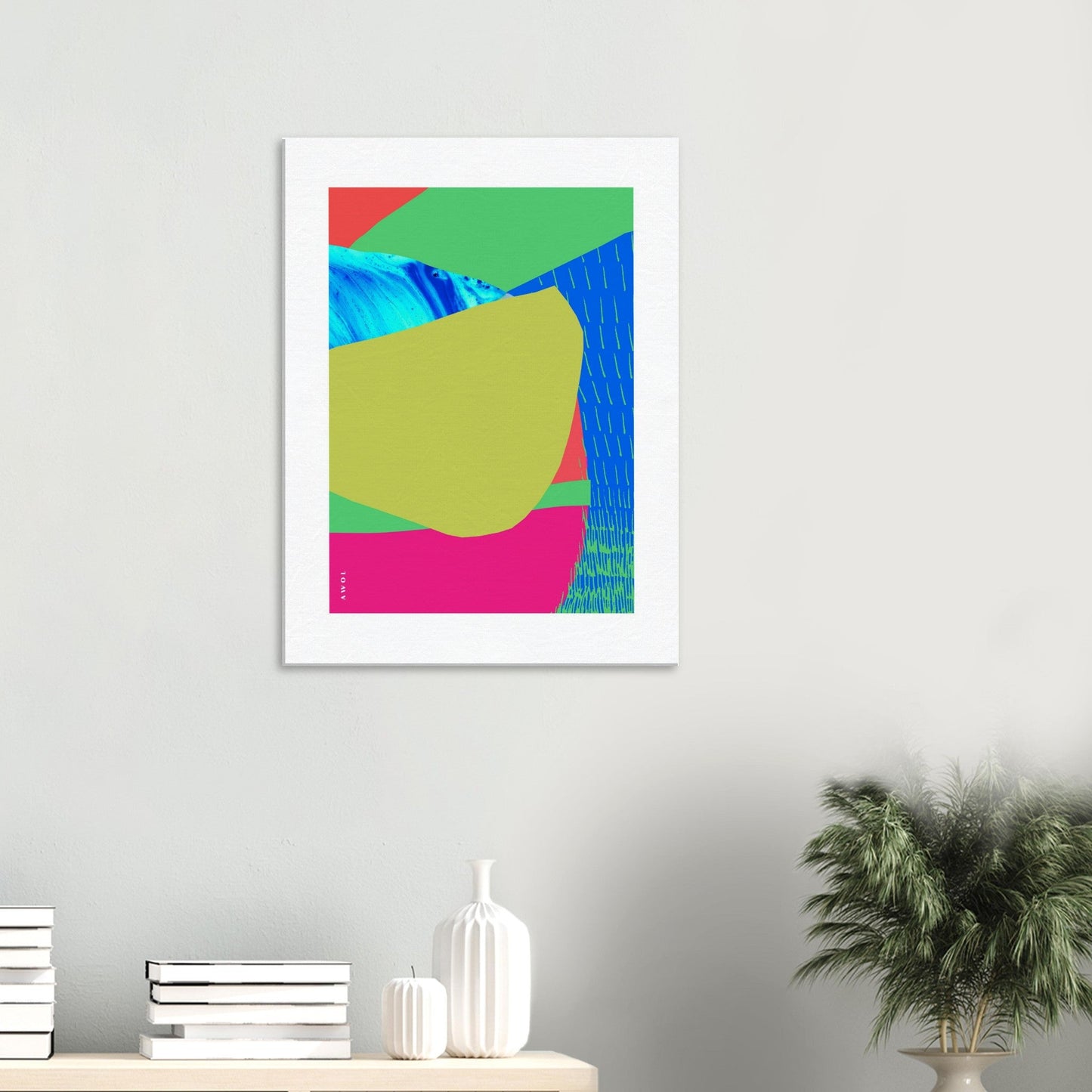 Colourful Bali, Thailand And Vietnam Abstract Landscapes: Canvas Print - Creations Awol