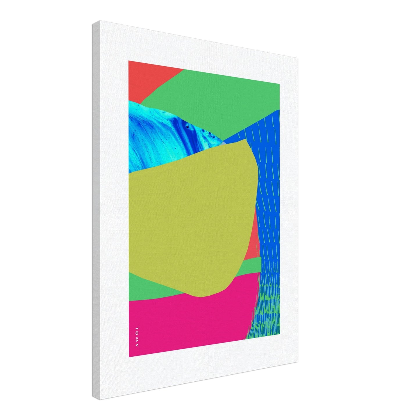 Colourful Bali, Thailand And Vietnam Abstract Landscapes: Canvas Print - Creations Awol