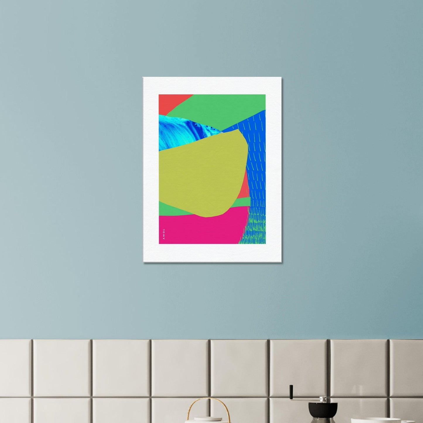Colourful Bali, Thailand And Vietnam Abstract Landscapes: Canvas Print - Creations Awol