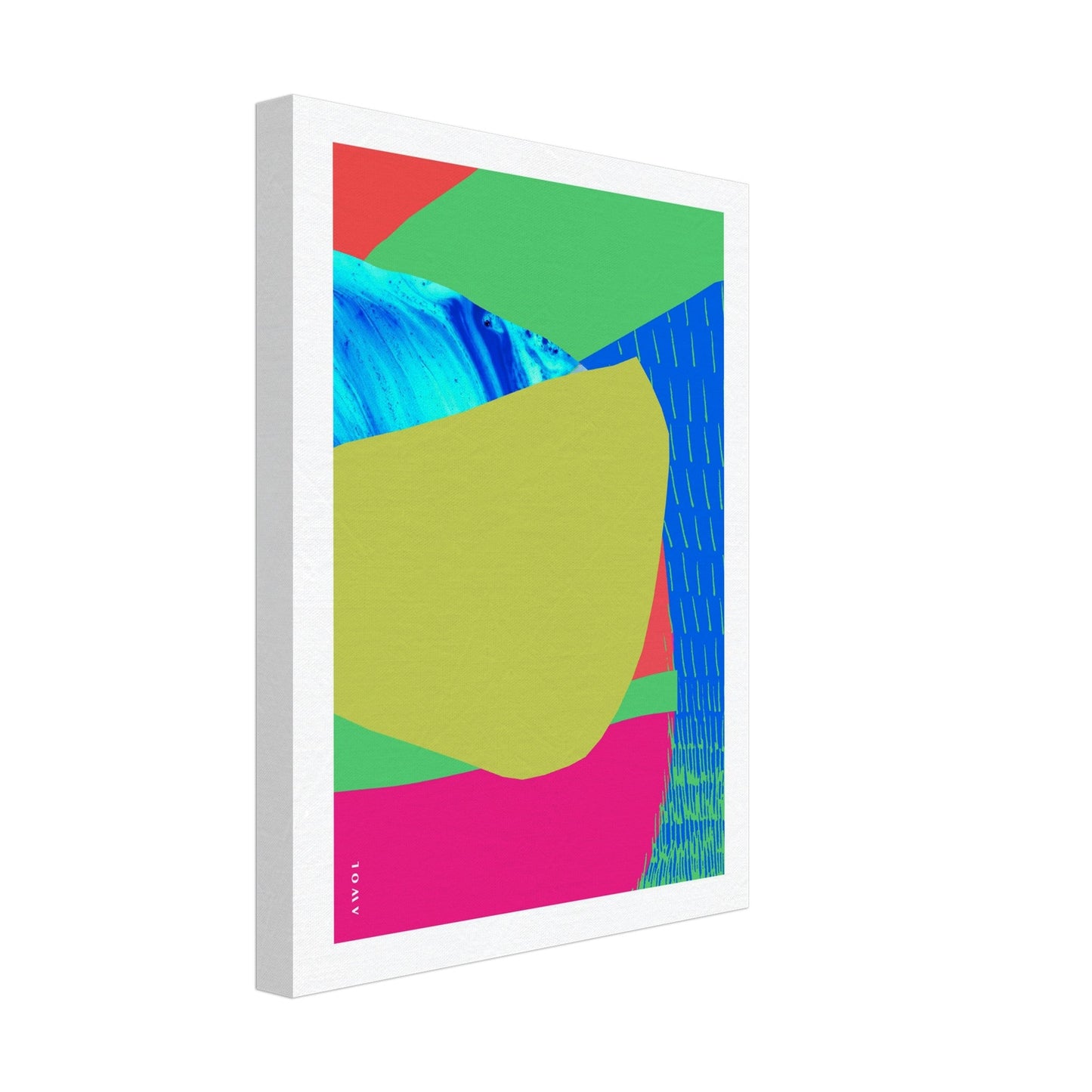 Colourful Bali, Thailand And Vietnam Abstract Landscapes: Canvas Print - Creations Awol