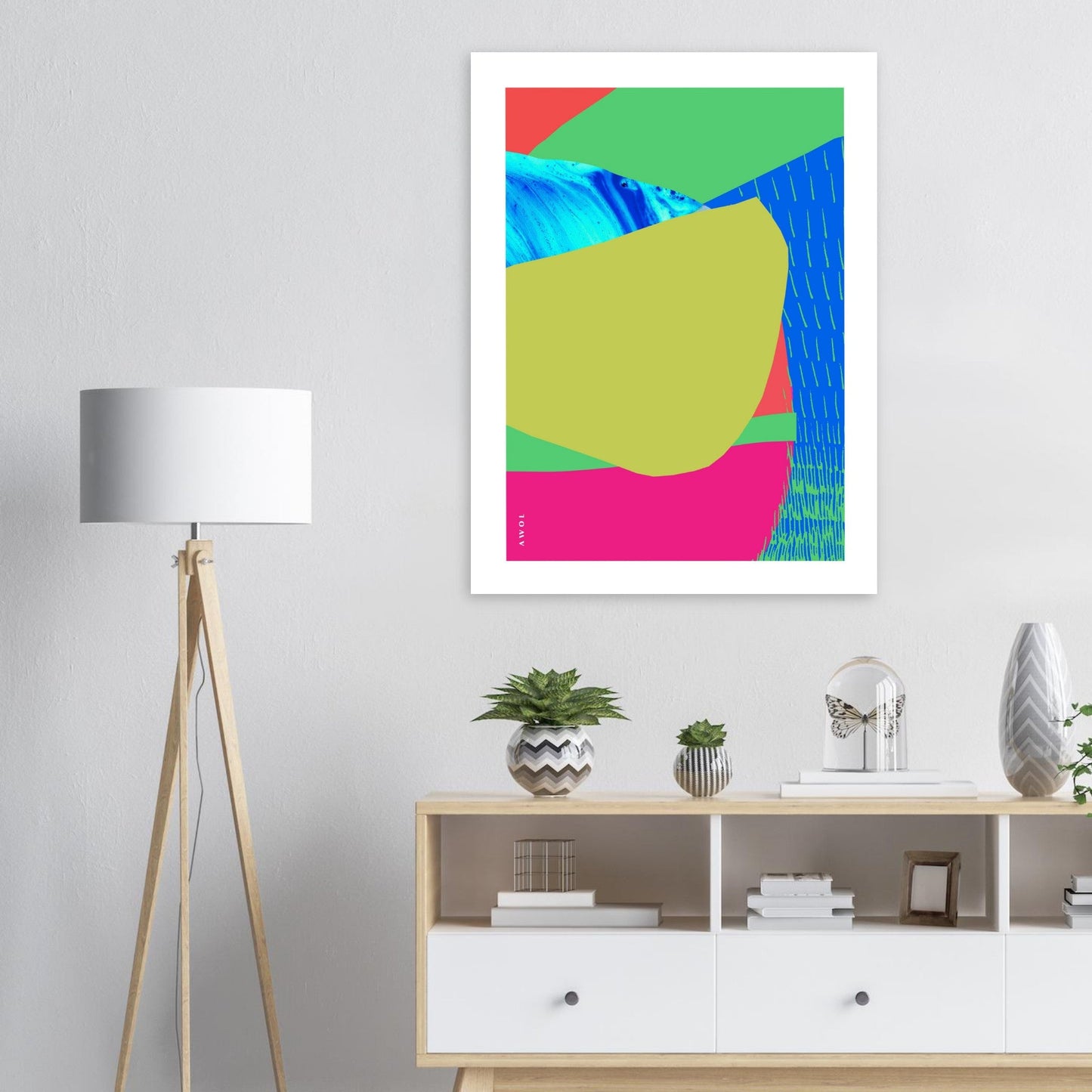 Colourful Bali, Thailand And Vietnam Abstract Landscapes: Classic Matte Paper Poster - Creations Awol