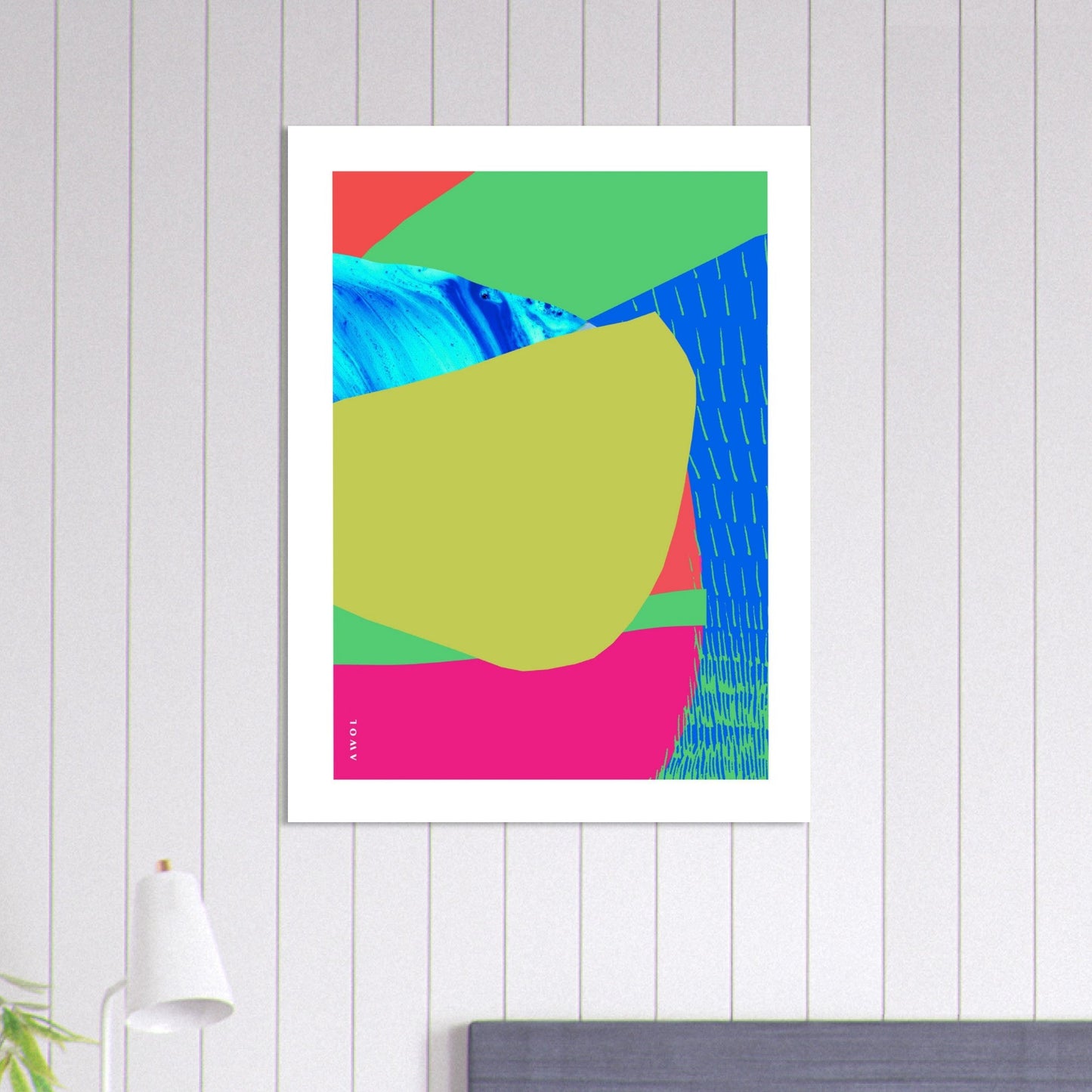 Colourful Bali, Thailand And Vietnam Abstract Landscapes: Classic Matte Paper Poster - Creations Awol