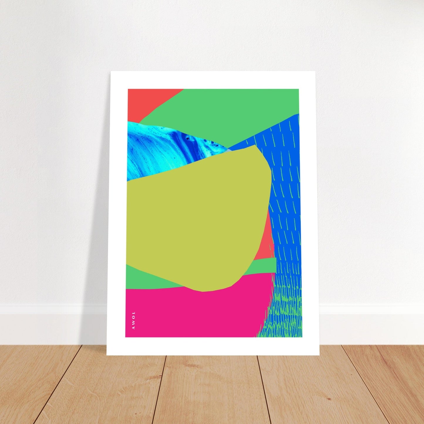 Colourful Bali, Thailand And Vietnam Abstract Landscapes: Classic Matte Paper Poster - Creations Awol