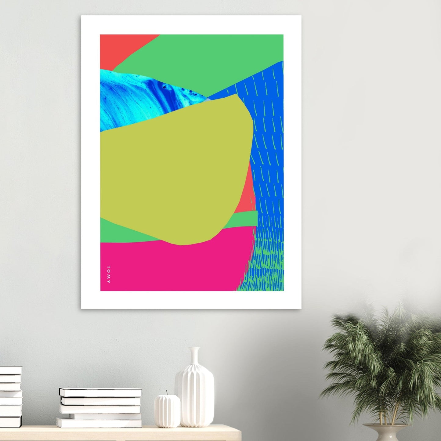 Colourful Bali, Thailand And Vietnam Abstract Landscapes: Classic Matte Paper Poster - Creations Awol