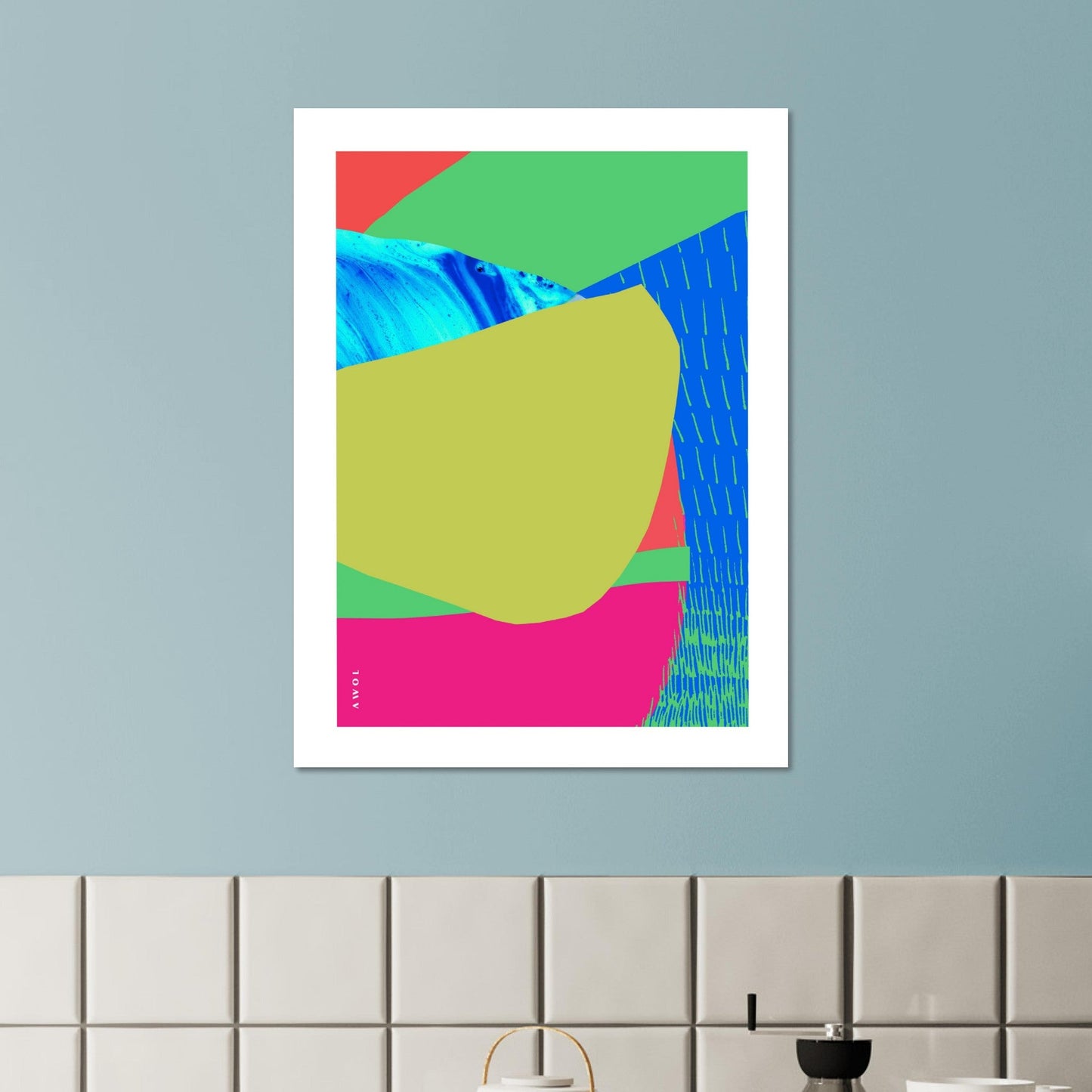 Colourful Bali, Thailand And Vietnam Abstract Landscapes: Classic Matte Paper Poster - Creations Awol
