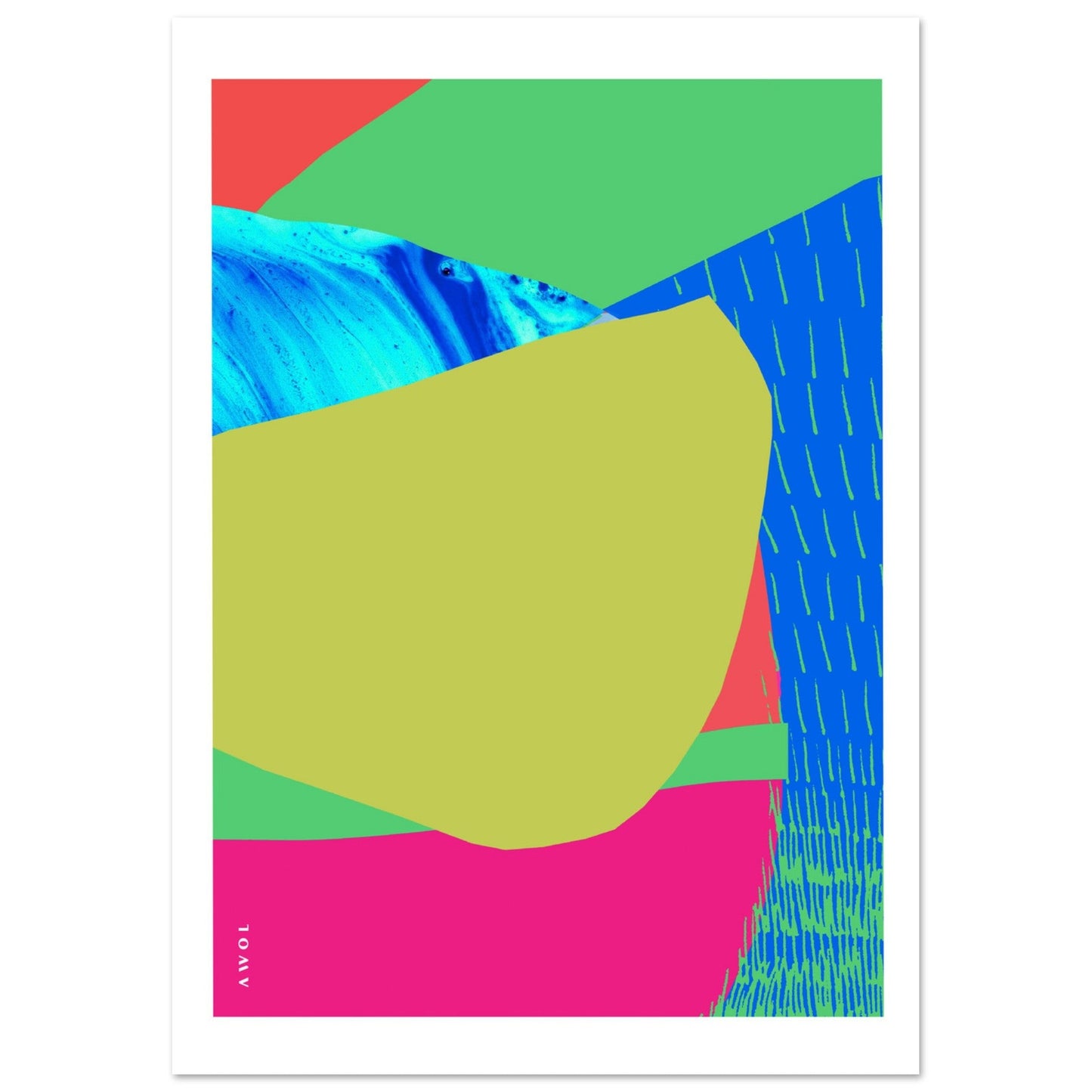 Colourful Bali, Thailand And Vietnam Abstract Landscapes: Classic Matte Paper Poster - Creations Awol