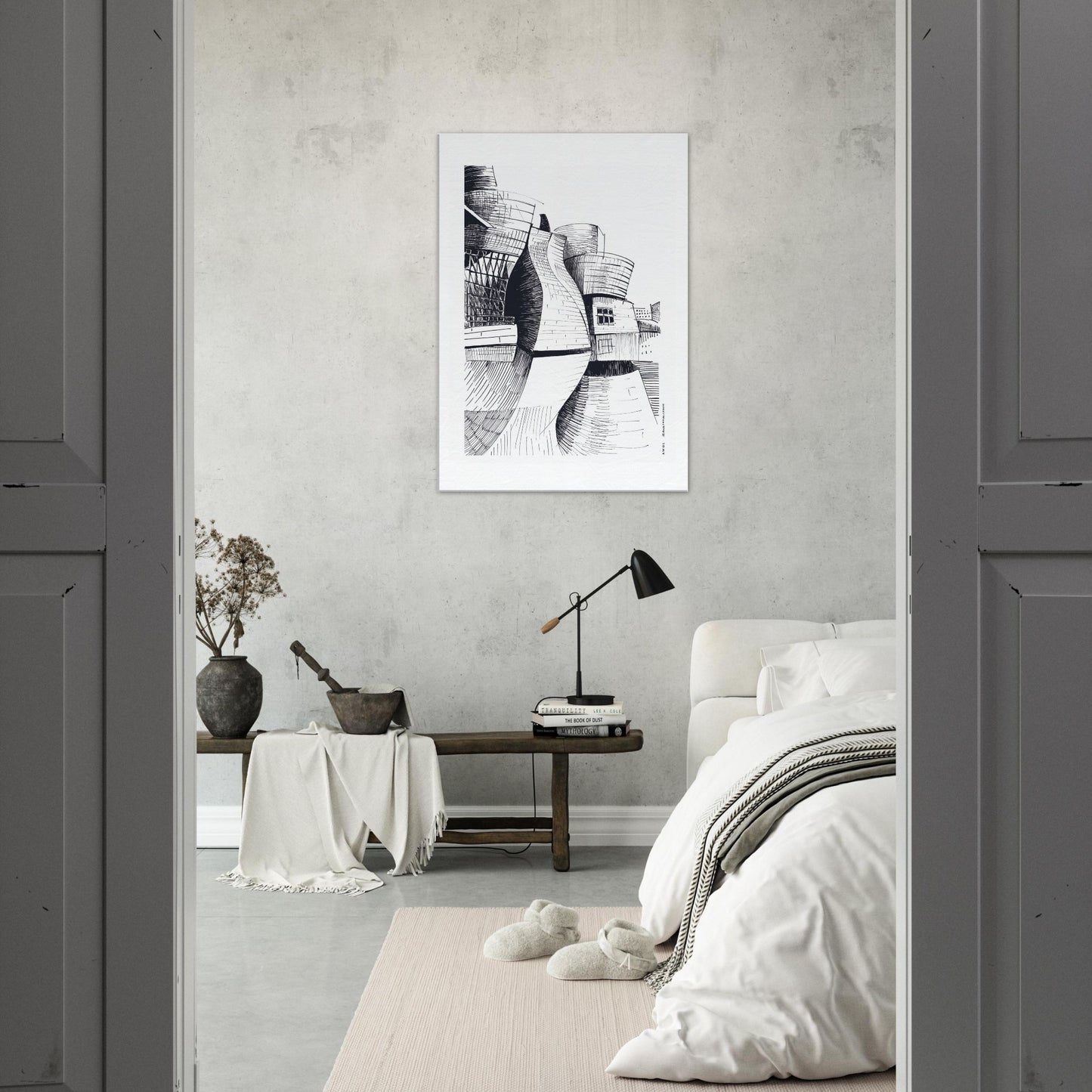 The Guggenheim Bilbao, Modern Architecture Wall Art: Canvas Print