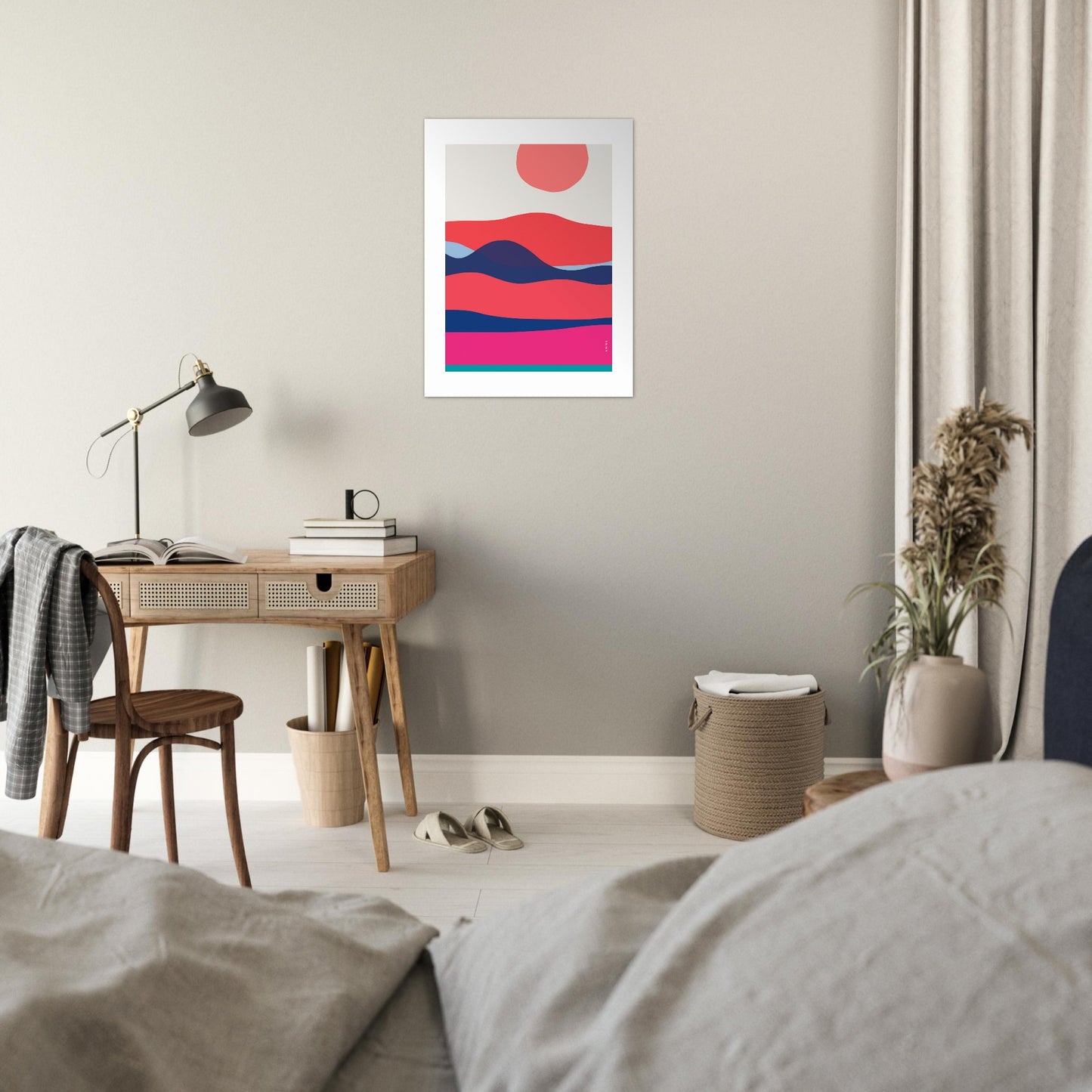 Minimalist Ocean Wall Art: Sunrises and Sunsets Poster Print