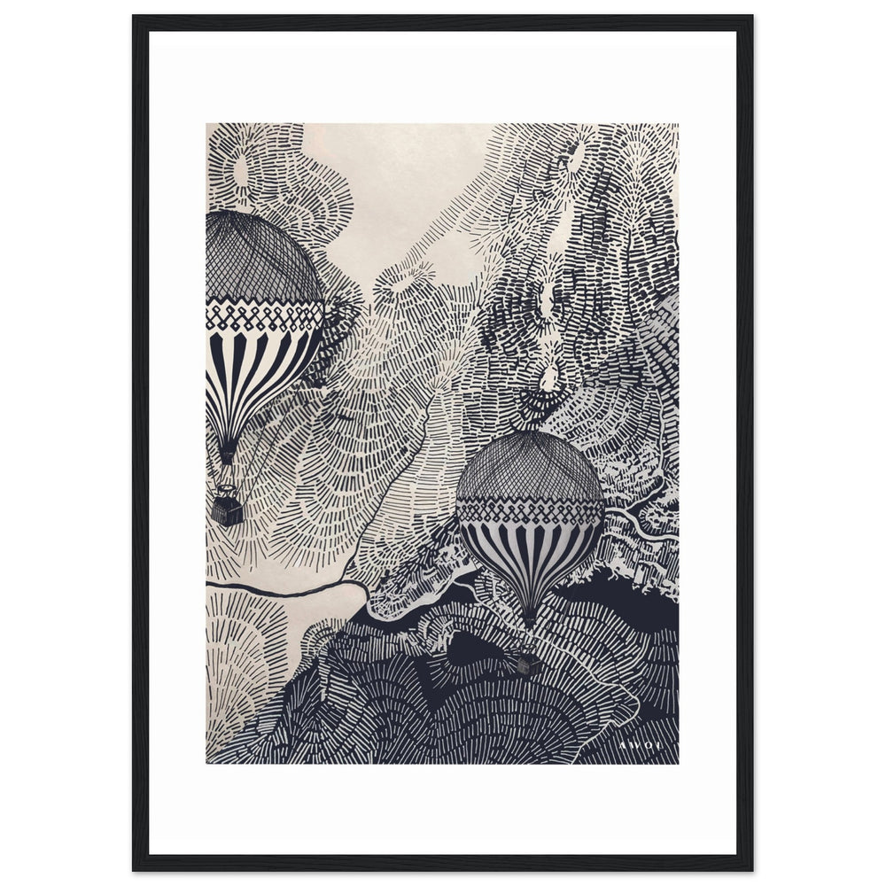 
                      
                        Dreaming Big: Hot Air Balloon Travel In The Sky, Framed Art Print
                      
                    