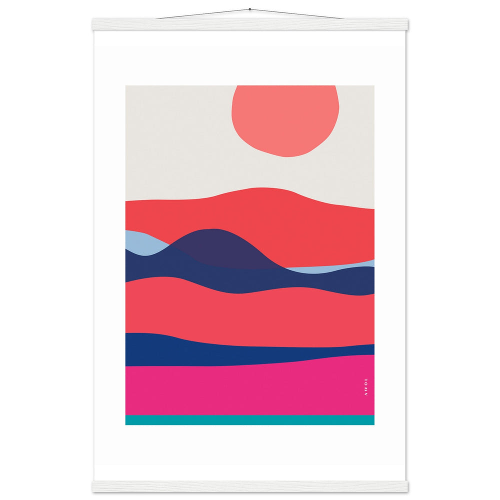 
                      
                        Abstract Sea Wall Art Print: Sunrises and Sunsets Poster With Hanger
                      
                    