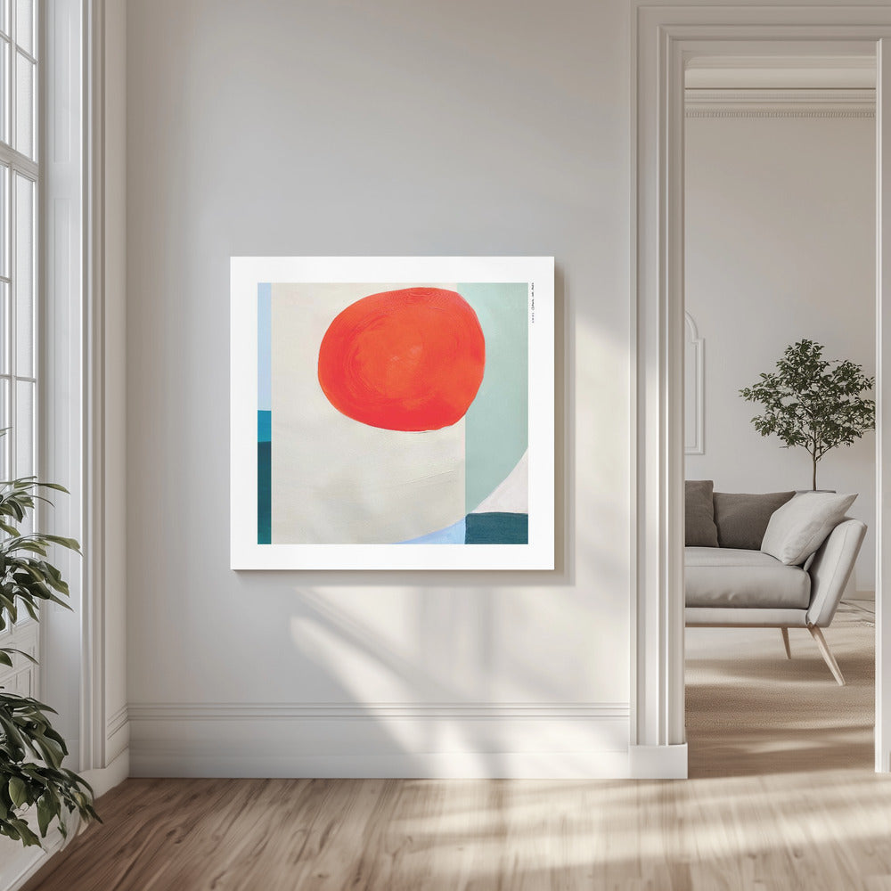 
                      
                        Stillness at Sunrise, Abstract Sky: Fine Art Wooden Framed Poster
                      
                    