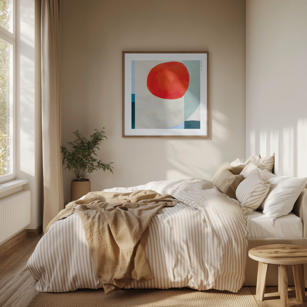 
                      
                        Stillness at Sunrise, Abstract Sky: Fine Art Wooden Framed Poster
                      
                    