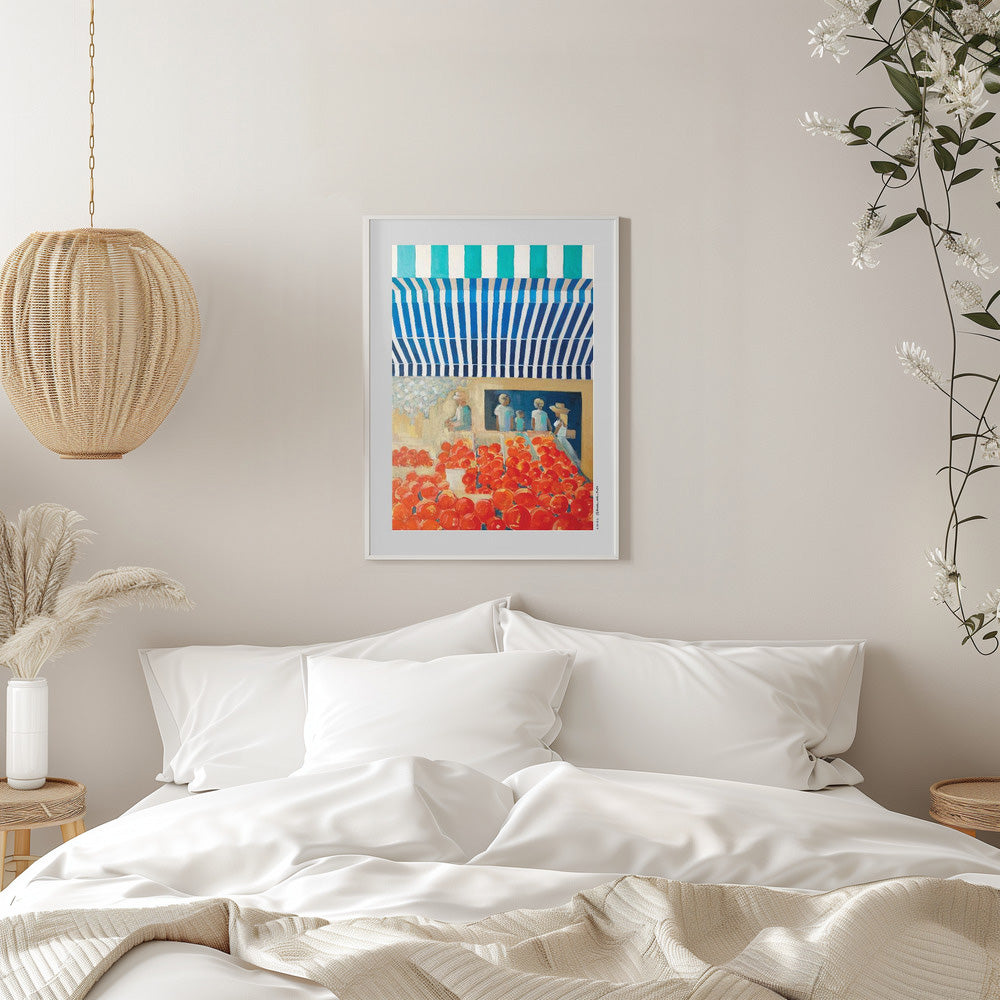 
                      
                        Nice Morning Market, South of France: Framed Fine Art Poster
                      
                    