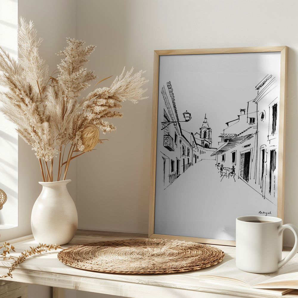 
                      
                        Portugal Street Art: Fine Art Wooden Framed Poster
                      
                    