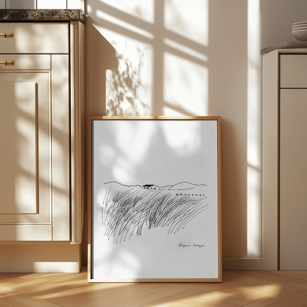 
                      
                        Wild Algarve Coastal Landscape, Minimalist Portugal Framed Art Print
                      
                    