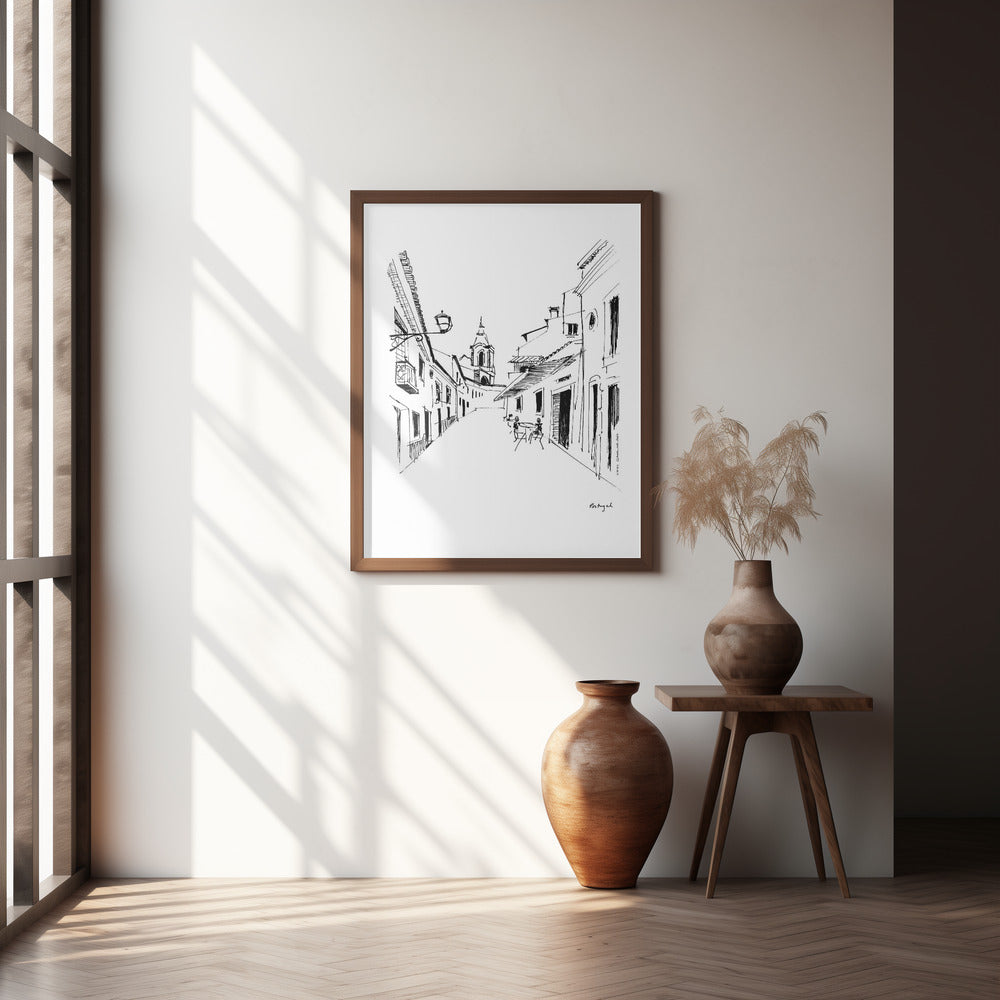 
                      
                        Portugal Street Art: Fine Art Wooden Framed Poster
                      
                    