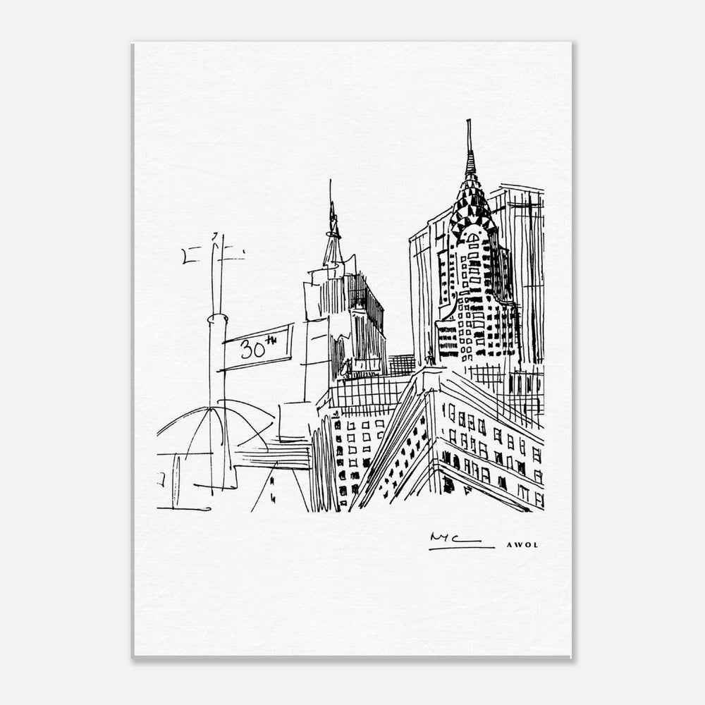 
                      
                        New York City Art, Iconic Skyscrapers: Canvas Print
                      
                    