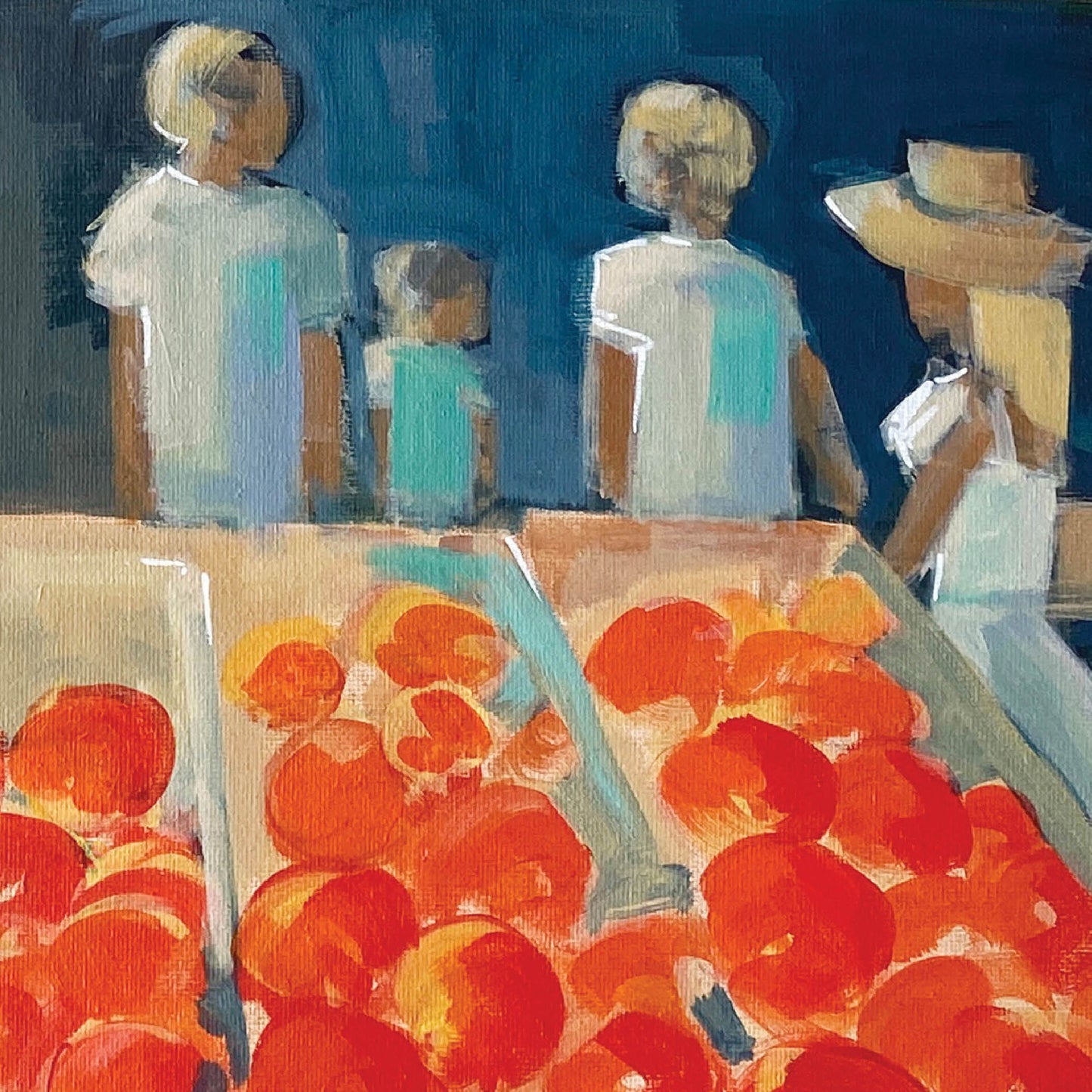 Nice Morning Market, South of France: Fine Art Giclée Poster Print