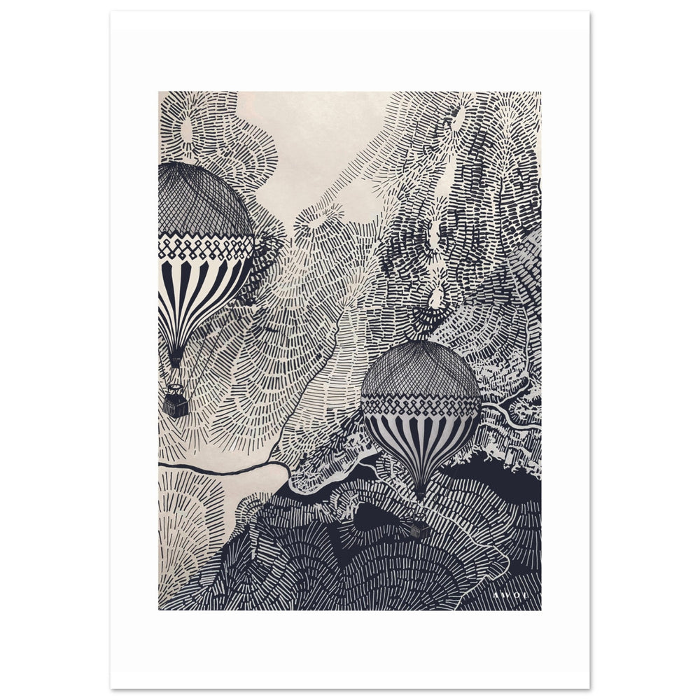 
                      
                        The Dreamer: Hot Air Balloon Adventures In The Sky: Poster Print
                      
                    