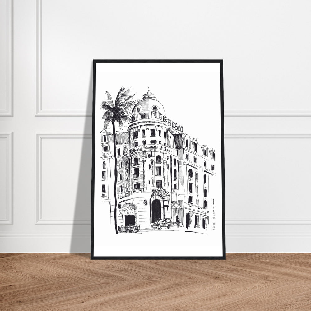 
                      
                        Palm Trees On The French Riviera: Côte d'Azur Framed Art Print
                      
                    