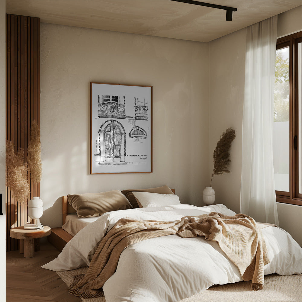 
                      
                        Elegant Entrance: Portugal Architecture, Fine Art Framed Poster
                      
                    