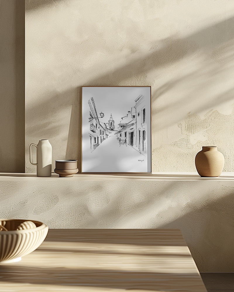 
                      
                        Portugal Street, Morning Coffee: Fine Art Poster
                      
                    