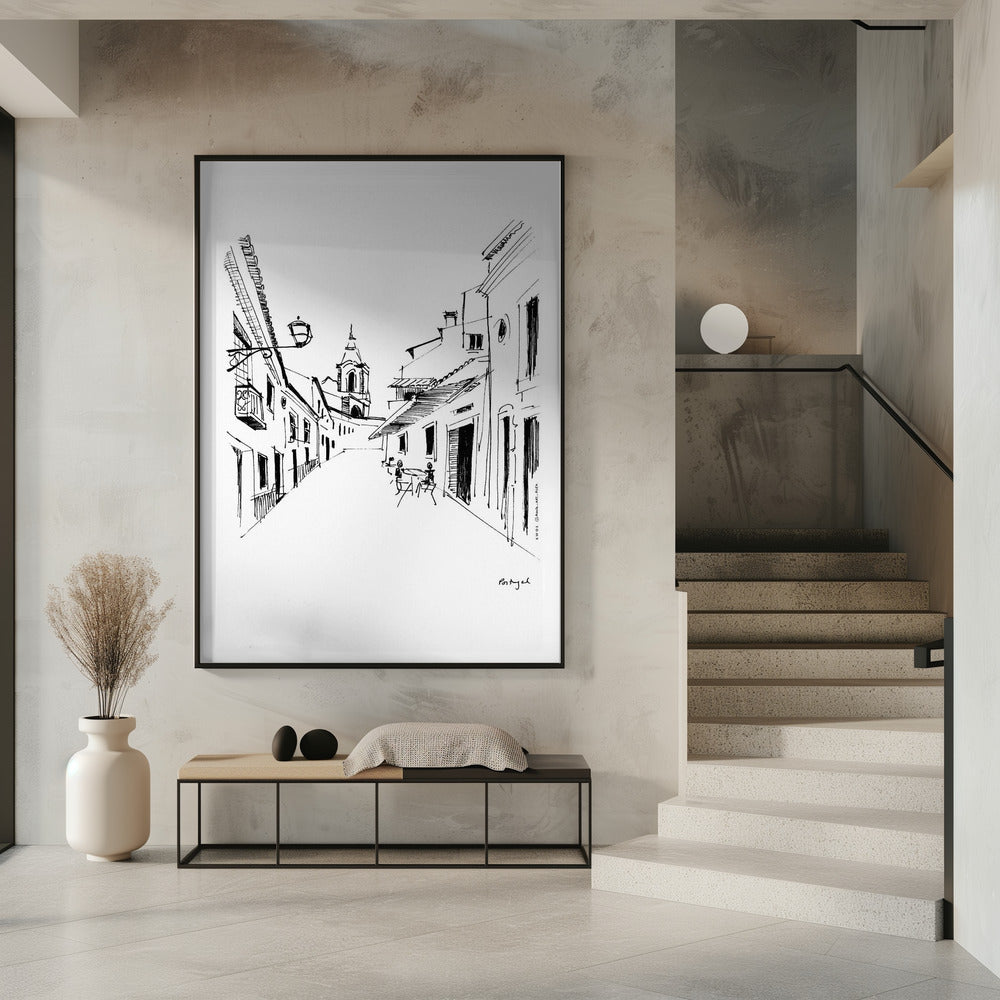 
                      
                        Portugal Street Art: Fine Art Wooden Framed Poster
                      
                    
