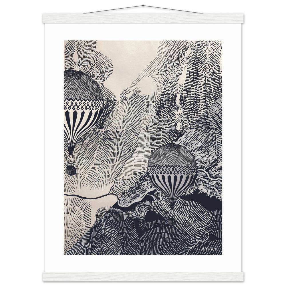 
                      
                        Dream Big Art Print: Vintage Travel In The Sky, Poster With Hanger
                      
                    